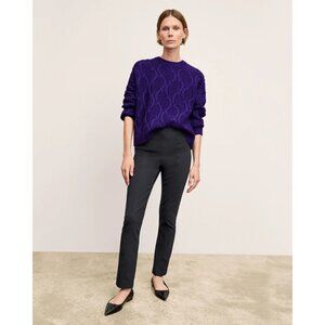 MM LAFLEUR The Foster Cigarette Pant PowerStretch Black sz 8 M Women's